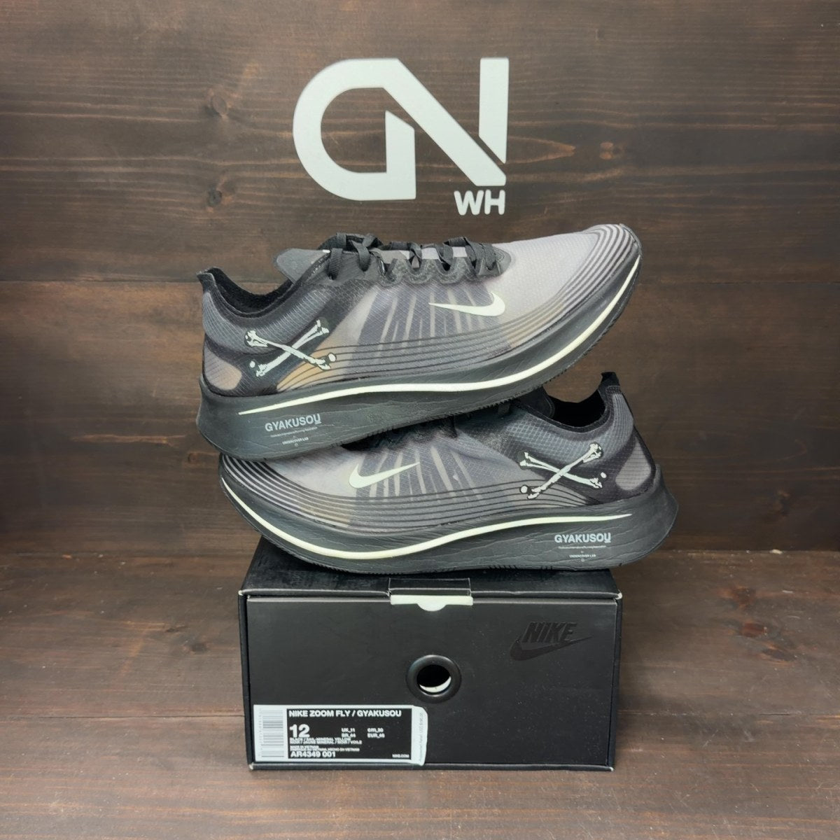 Nike Zoom Fly Undercover Gyakusou Black Size 12 (Pre-Owned)