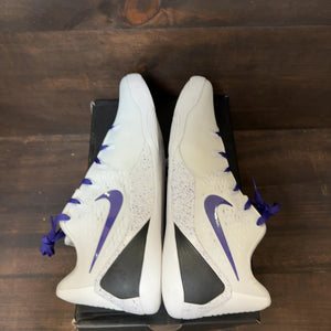 Nike Kobe 9 Elite Low EM Protro White Court Purple - Image 6