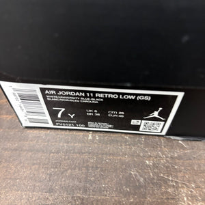 Jordan 11 Retro Low University Blue (2026) (GS) Size 7Y (Pre-Owned) - aux
