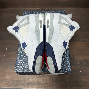 Jordan 4 Retro Midnight Navy Size 7.5 (Pre-Owned) - tag