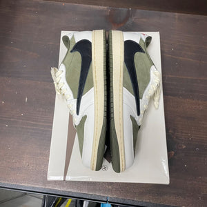 Jordan 1 Retro Low OG SP Travis Scott Medium Olive Size 10 (Pre-Owned) - sole