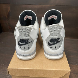 Jordan 4 Retro White Cement (2025) Size 10 (Pre-Owned) - side
