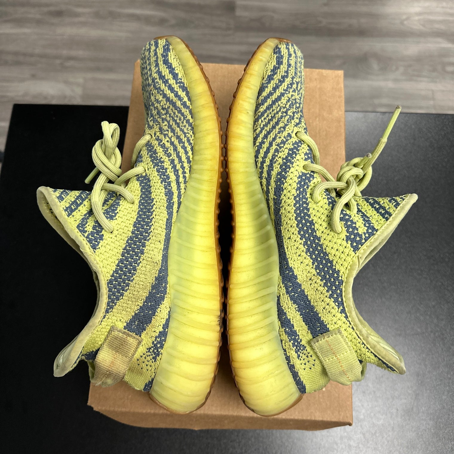 Semi Frozen Yellow Yeezy 350 (USED;NO BOX)