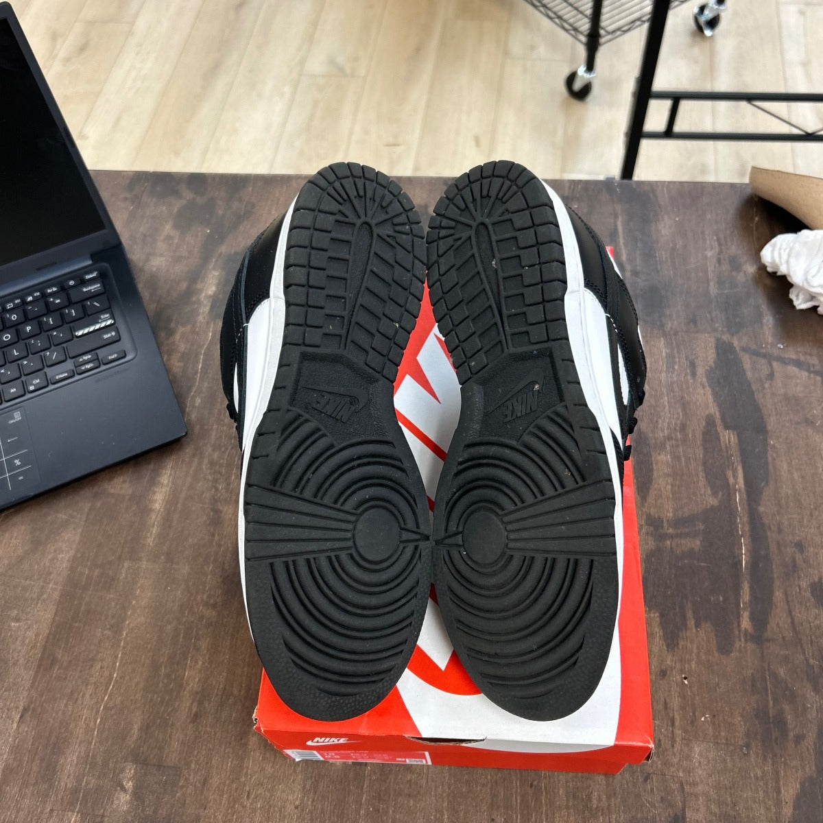 Nike Dunk Low Retro White Black Panda (Women's) - Image 5