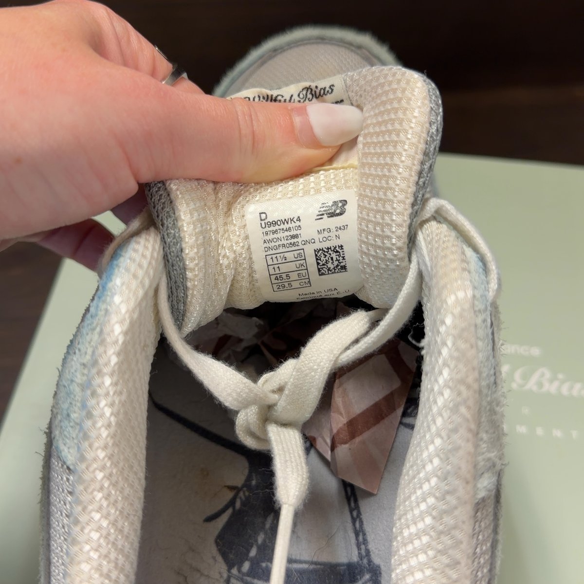 New Balance 990v4 MiUSA The Whitaker Group Willful Bias Size 11.5 (Pre-Owned) - aux