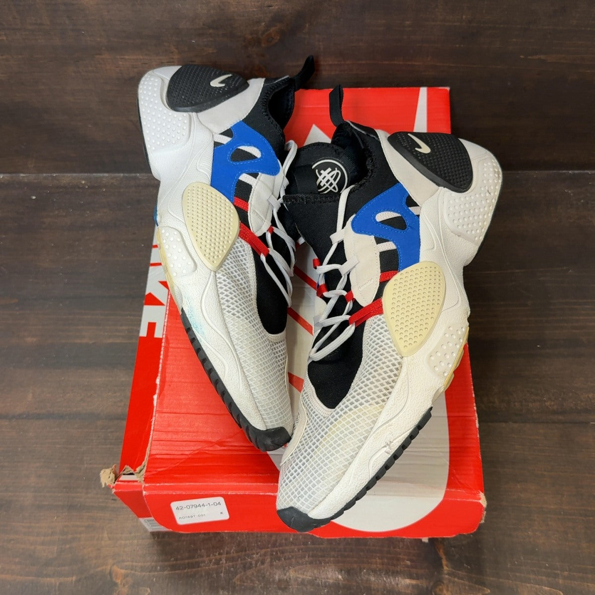 Nike Huarache Edge Txt Black Game Royal University Red Size 14 (Pre-Owned) - Image 2