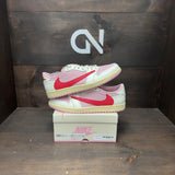 Jordan 1 Retro Low OG SP Travis Scott Sail Tropical Pink - Image 1