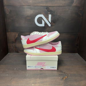 Jordan 1 Retro Low OG SP Travis Scott Sail Tropical Pink - Image 1