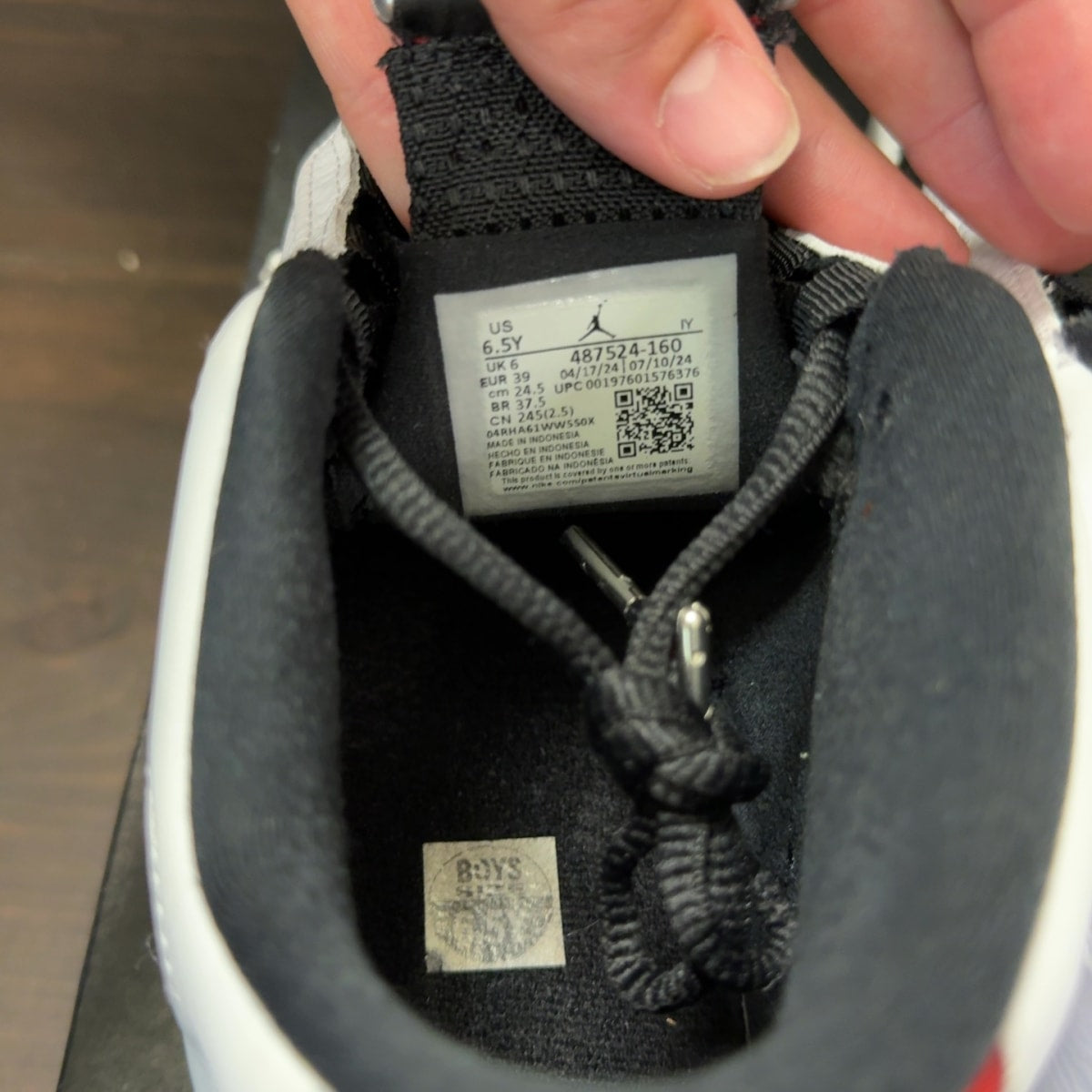 Jordan 14 Retro Black Toe (2024) (GS) - Image 7