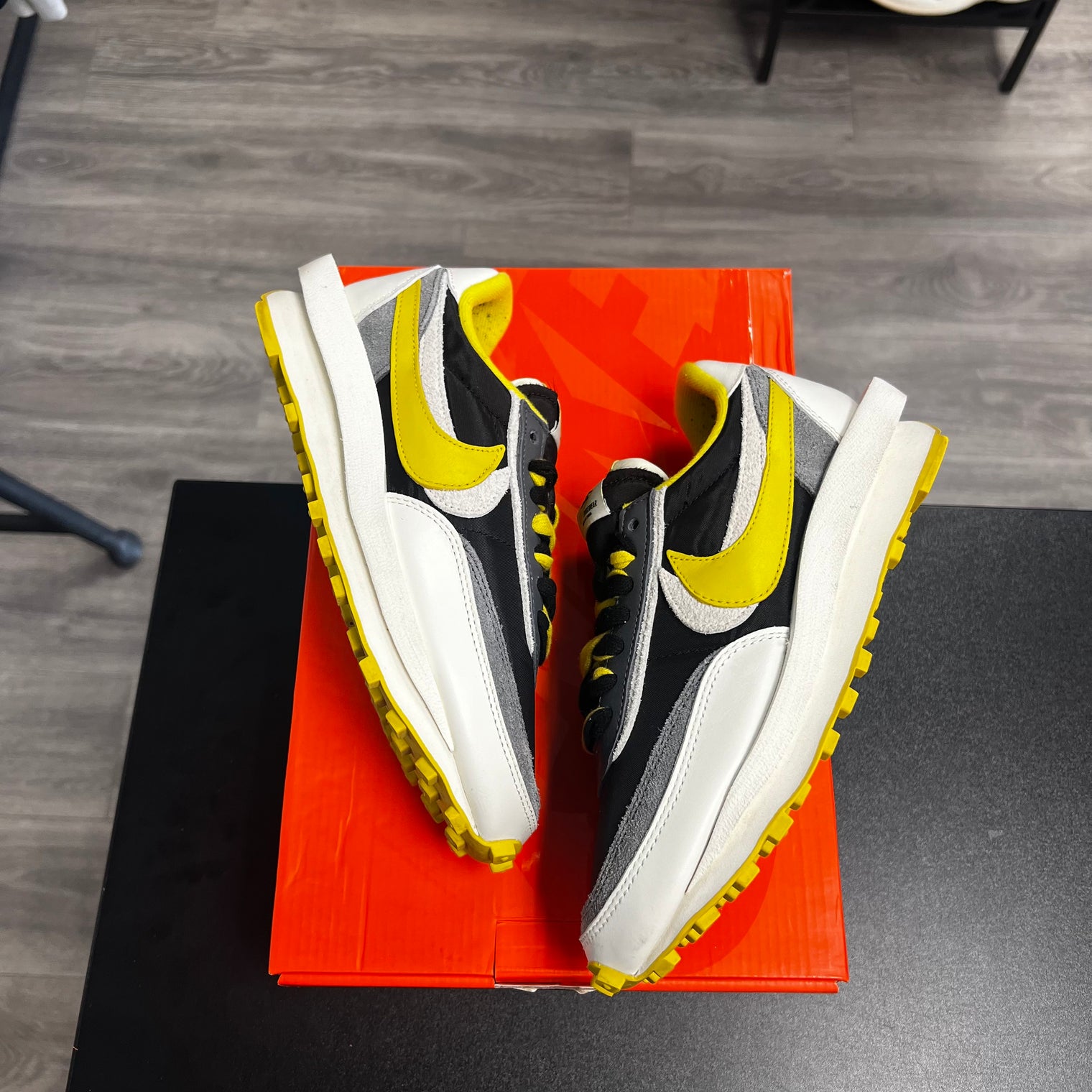 Nike LD Waffle Sacai Undercover Black Bright Citron (USED)
