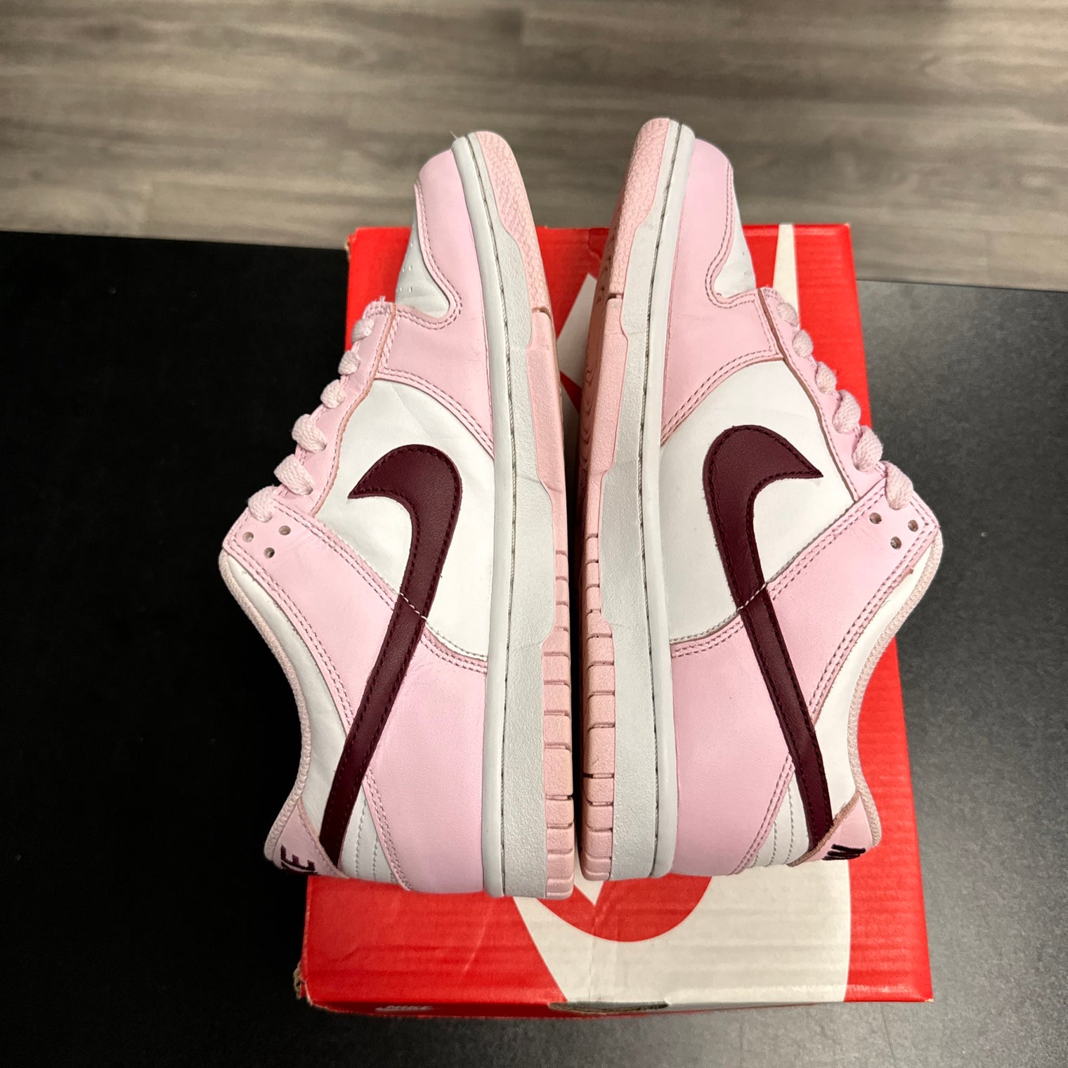 Pink Foam Dunk Low (USED)