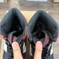 (GS) Bred Toe Jordan 1 High (USED, No Box)