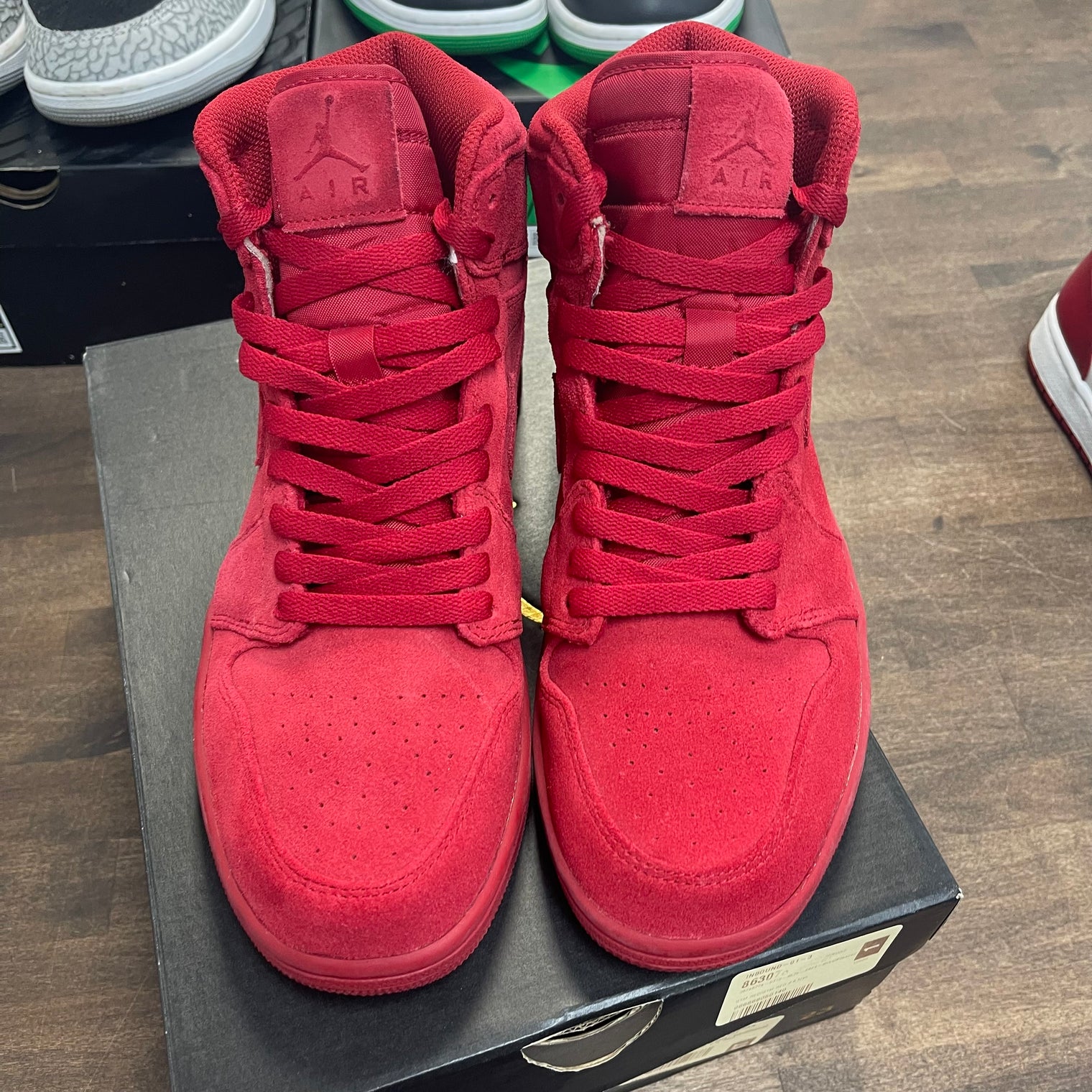 Red Suede Jordan 1 High (USED)
