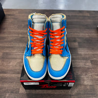 Off-White UNC Jordan 1 High (USED,No Lid)