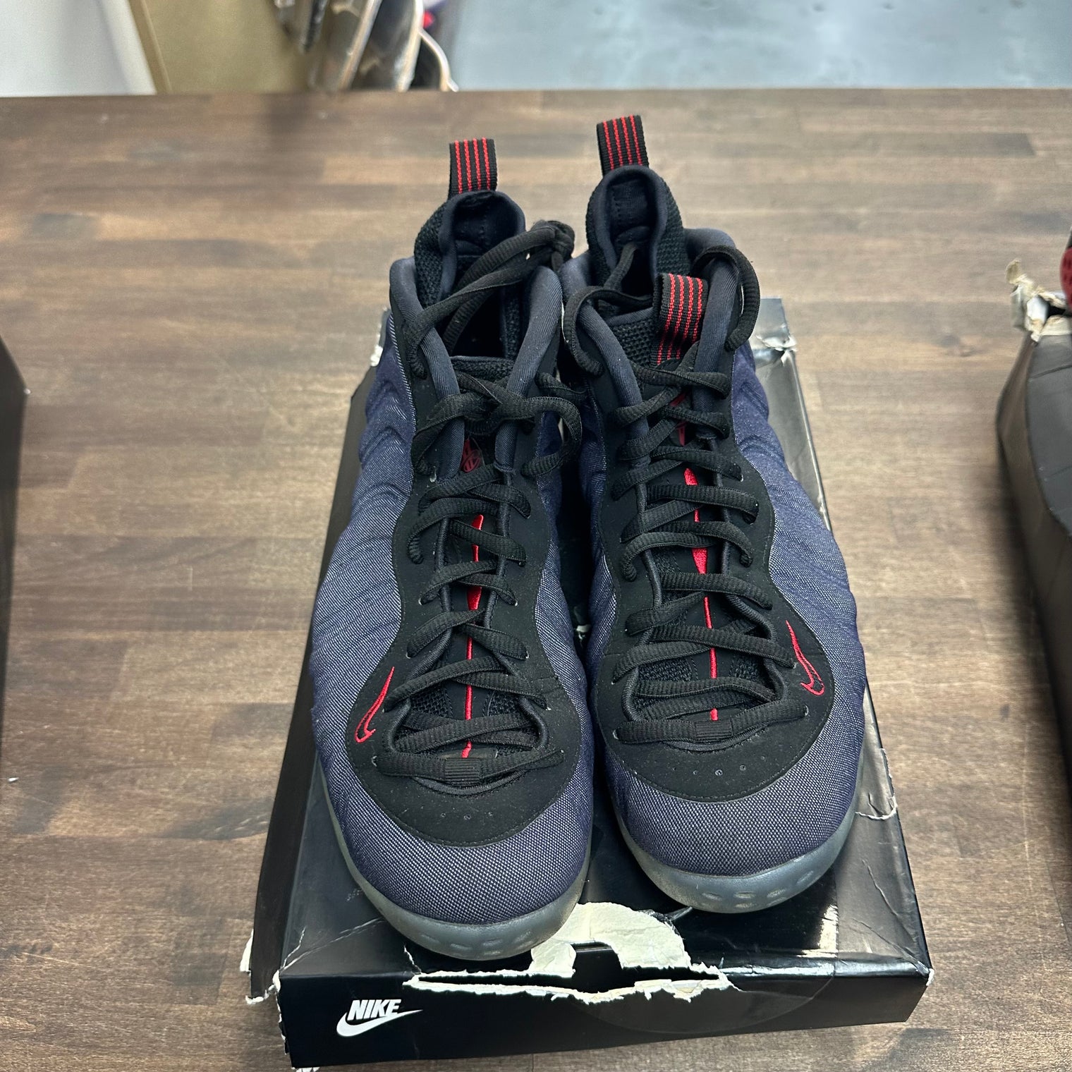 Denim Nike Foamposite One (USED)