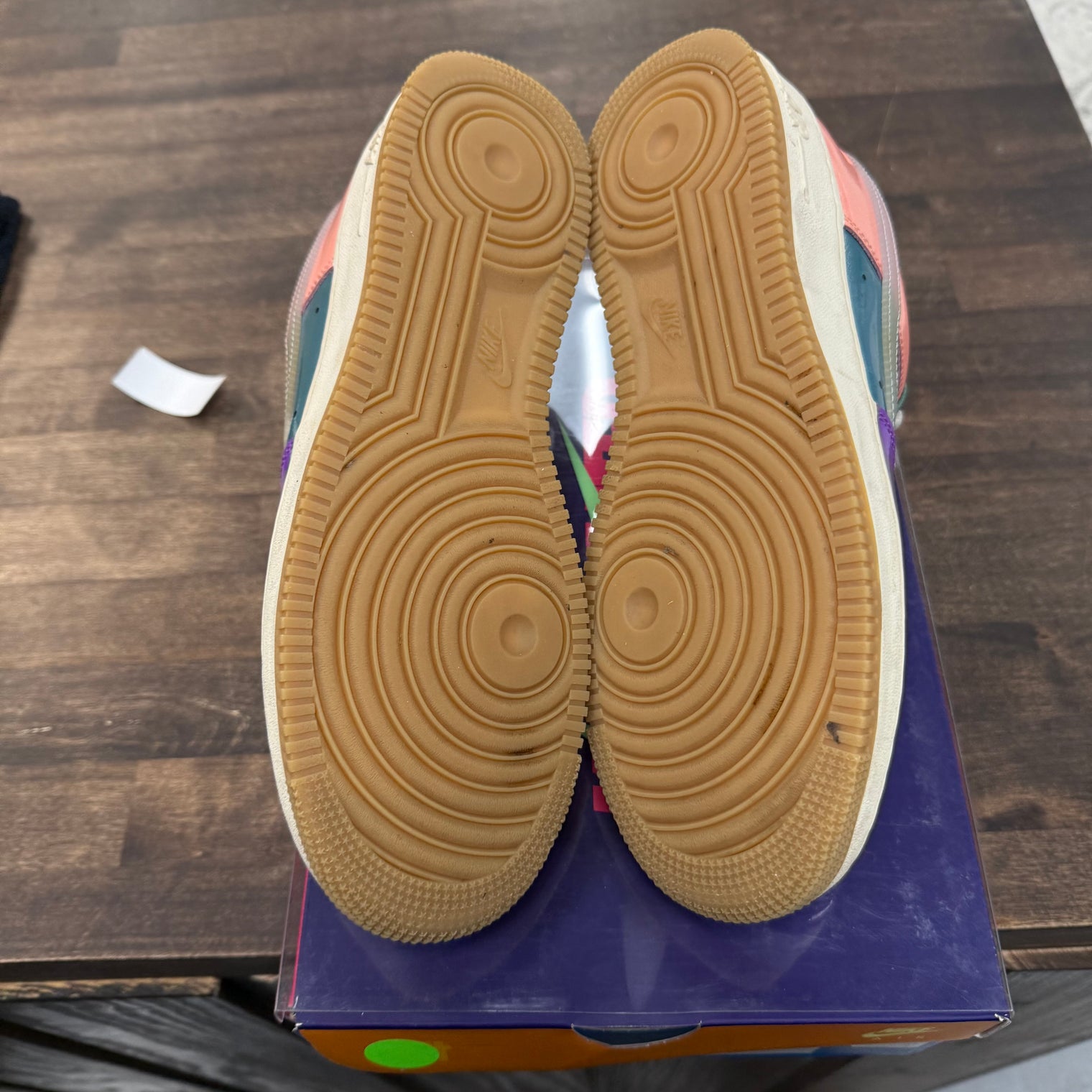 Multi Patent Wild Berry Undefeated Air Force 1 Low (USED)