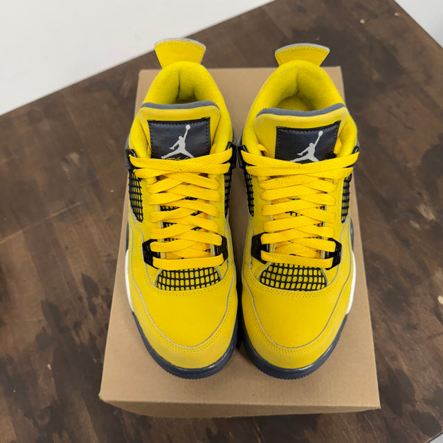 Lightning Jordan 4 Retro (GS) (USED, No Box)