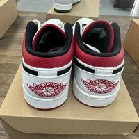 White Gym Red Jordan 1 Low (USED, No Box)
