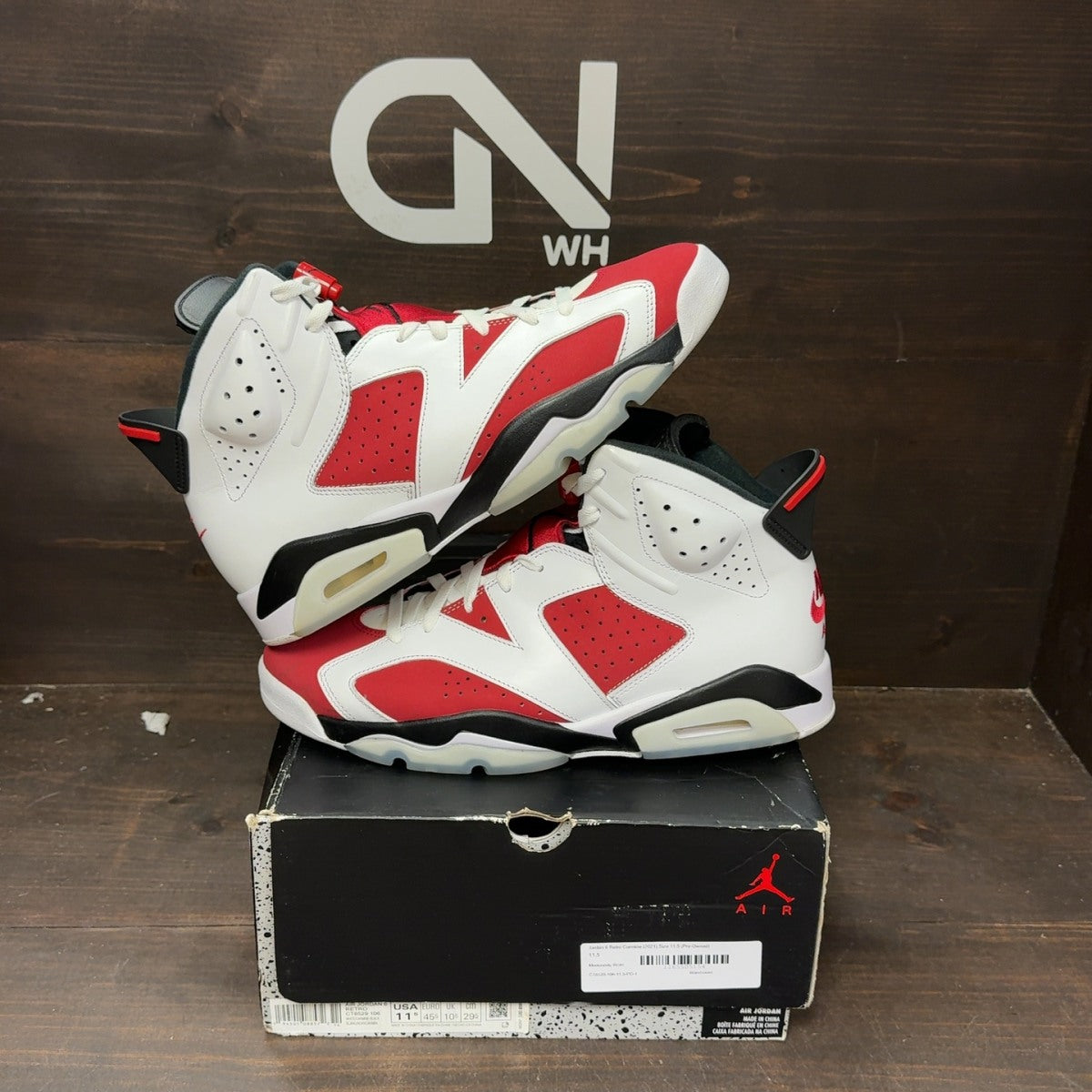 Jordan 6 Retro Carmine (2021) - Image 1