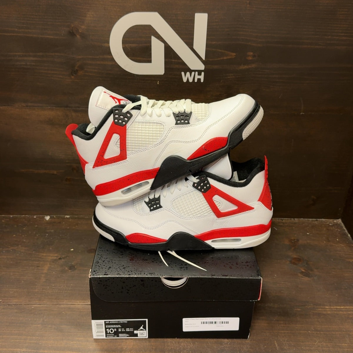 Jordan 4 Retro Red Cement - Image 1