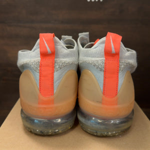 Nike Air VaporMax 2021 FK Grey Fog Bright Mango Size 12 (Pre-Owned) - Image 4