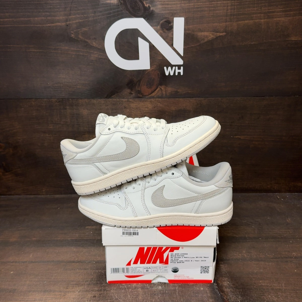 Jordan 1 Retro Low '85 Neutral Grey - Image 1