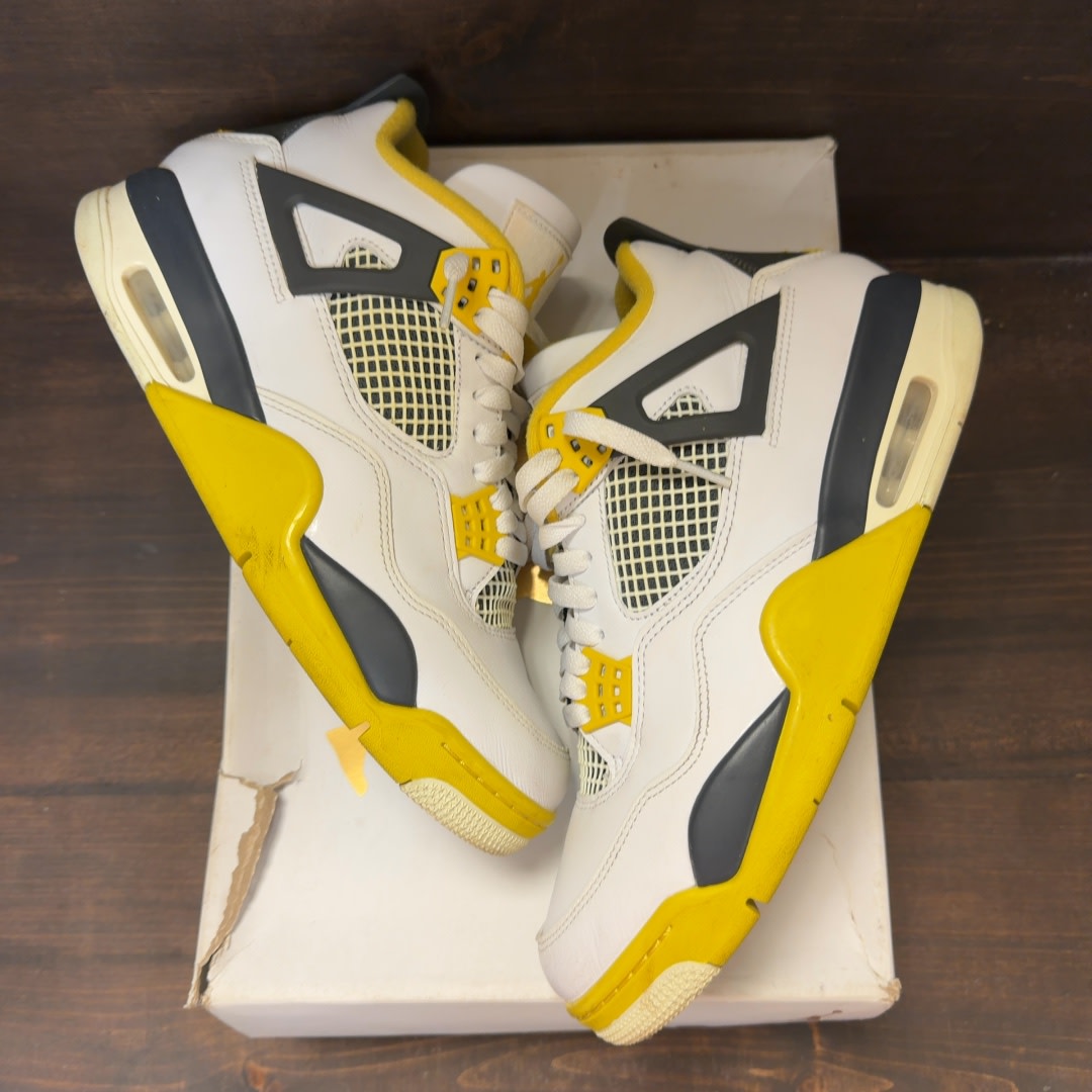 Jordan 4 Retro Vivid Sulfur (Women's) - Image 2