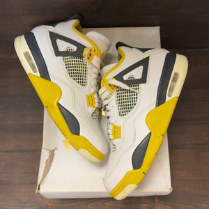 Jordan 4 Retro Vivid Sulfur (Women's) - Image 2