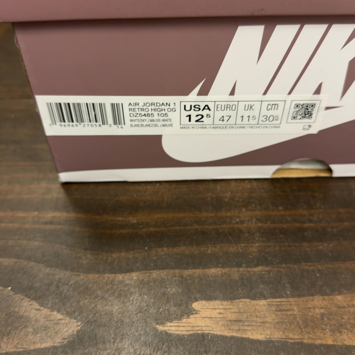 Jordan 1 Retro High OG Mauve - Image 9