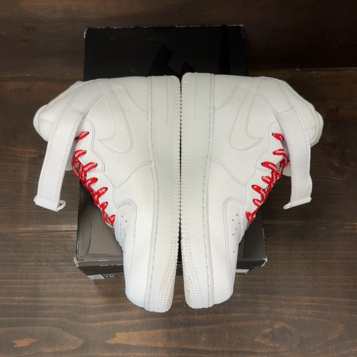 Nike Air Force 1 Mid Supreme White - Image 4