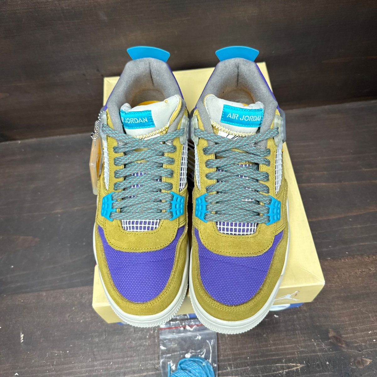 Jordan 4 Retro SP 30th Anniversary Union Desert Moss Size 8.5 (Pre-Owned) - back