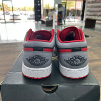 Black Light Smoke Grey Gym Red Jordan 1 Low (USED)