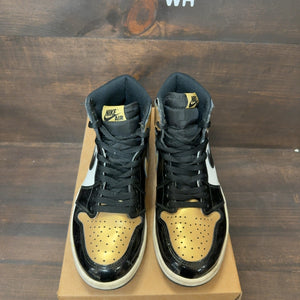 Jordan 1 Retro High NRG Patent Gold Toe Size 8 (Pre-Owned) - Image 3