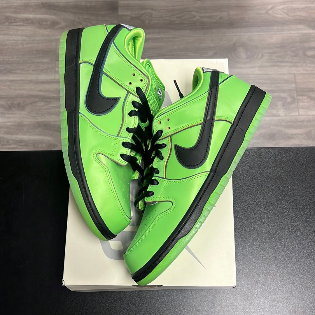 Nike SB Dunk Low The Powerpuff Girls buttercup (Like New)