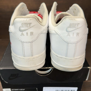 Nike Air Force 1 Low Supreme White Size 8 (Pre-Owned) - aux