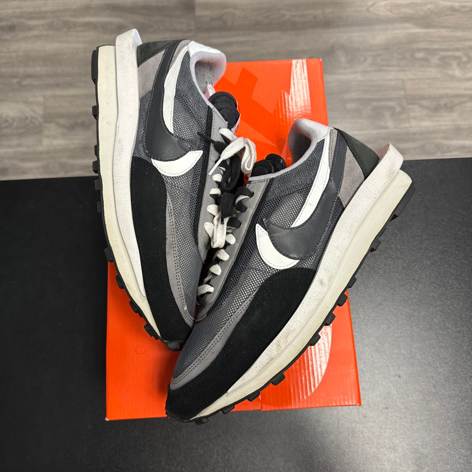 Black White Sacai Nike LD Waffle (USED)