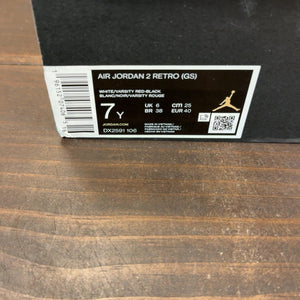 Jordan 2 Retro OG Chicago (2022) (GS) Size 7Y (Pre-Owned) - aux