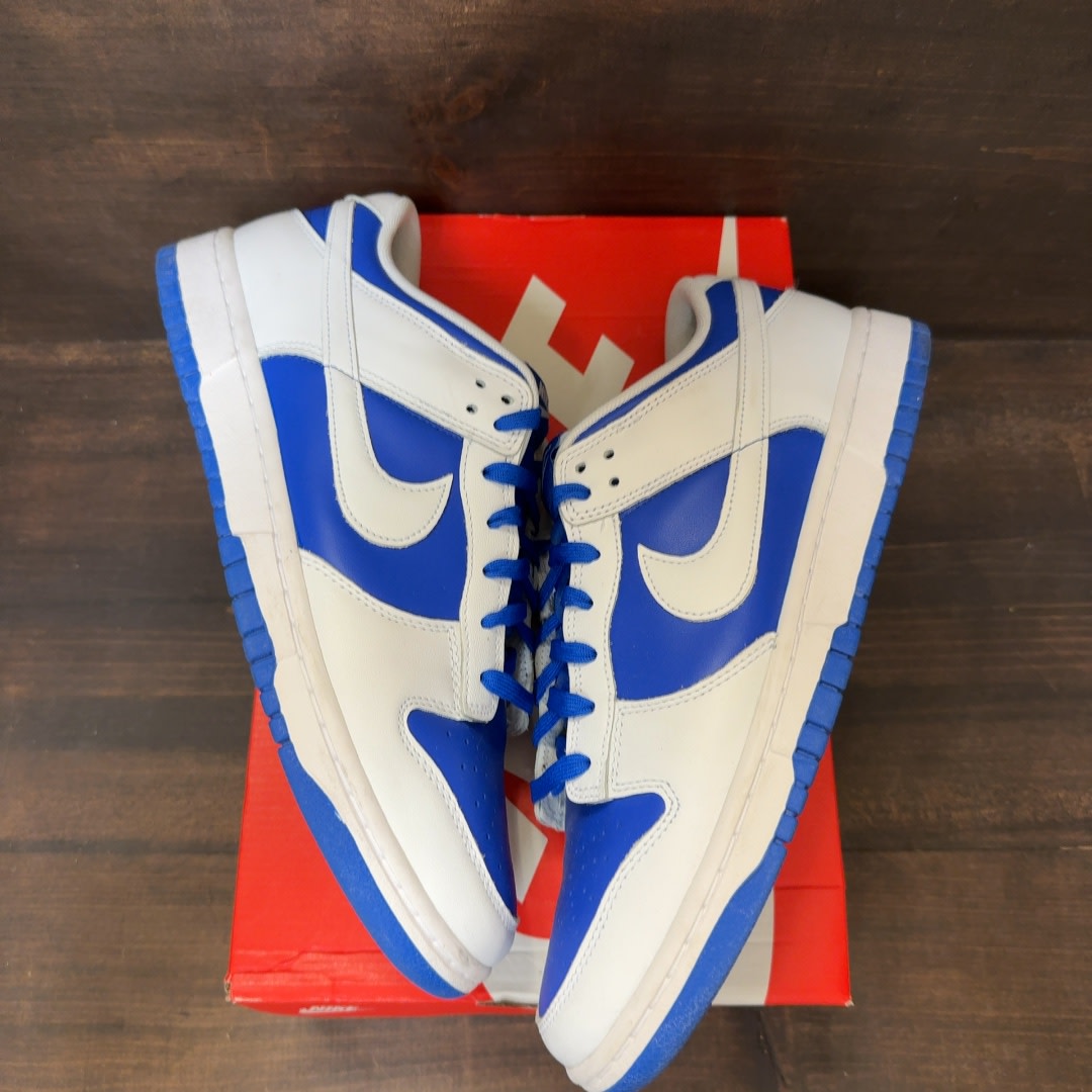 Nike Dunk Low Racer Blue White - Image 2