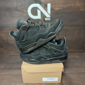 Jordan 4 Retro Black Cat (2020) Size 9 (Pre-Owned) - Image 1