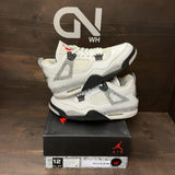 Jordan 4 Retro White Cement (2016) Size 12 (Pre-Owned) - front