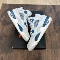 Jordan 4 Retro Military Blue (2024) (GS) - Image 1