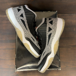 Jordan 11 Retro Low IE Black Cement Size 13 (Pre-Owned)
