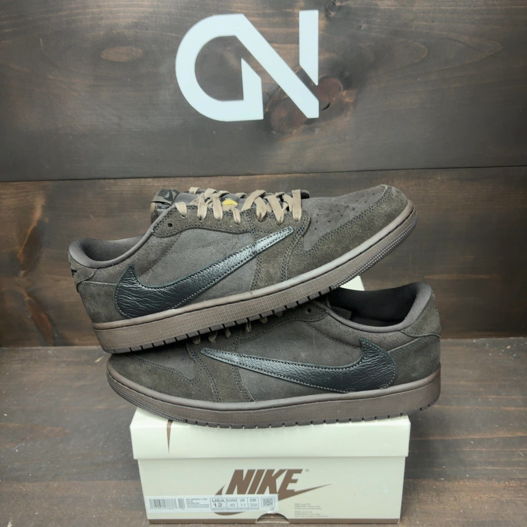 Jordan 1 Retro Low OG SP Travis Scott Velvet Brown - Image 1
