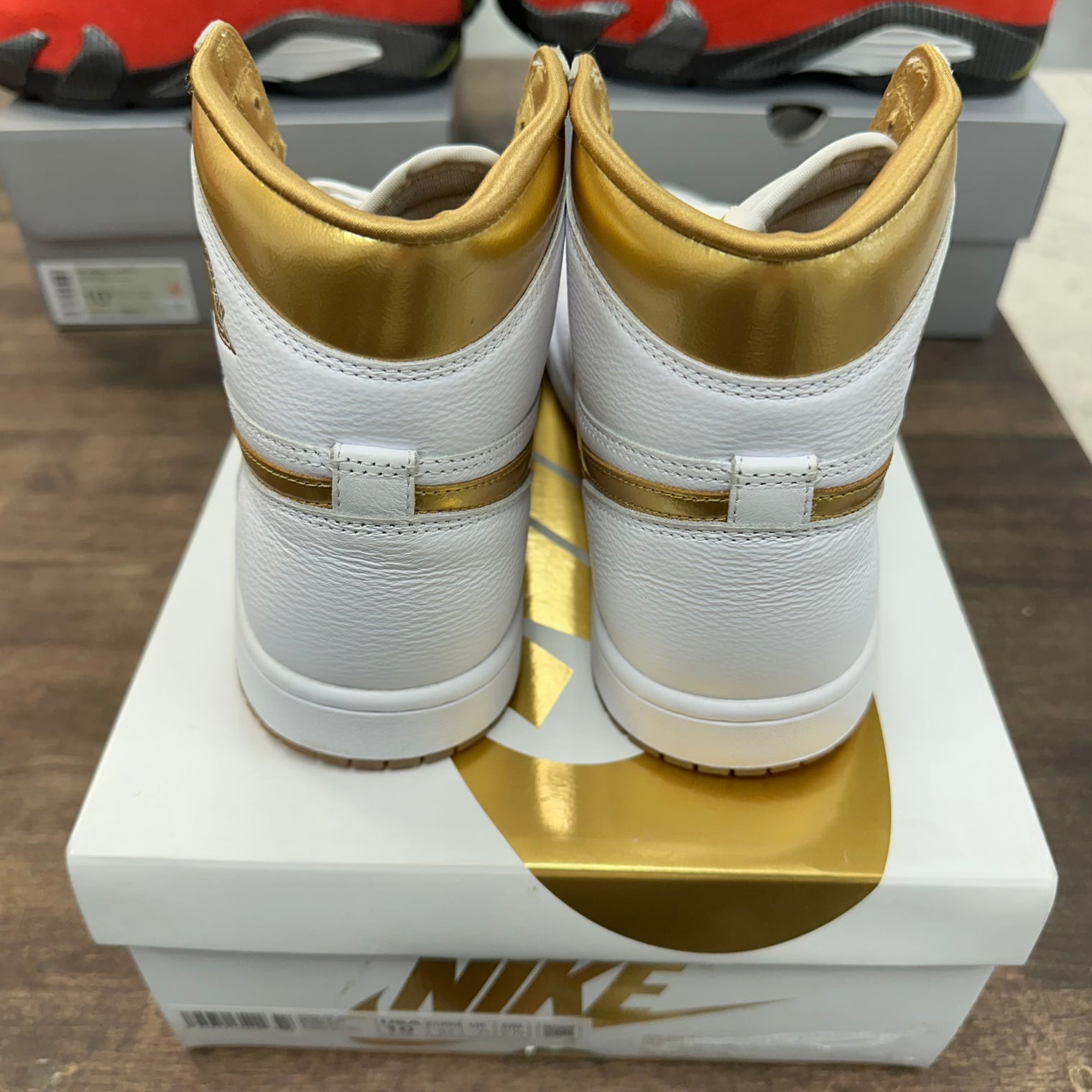Metallic Gold Jordan 1 High (W) (USED)