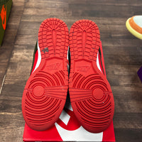 Khaki Red Dunk Low (USED)
