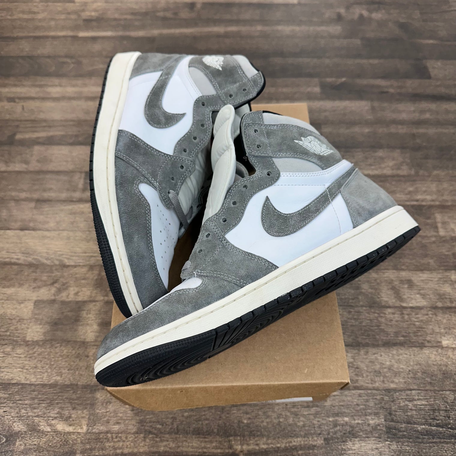 Washed Black Jordan 1 High (USED, No Box)