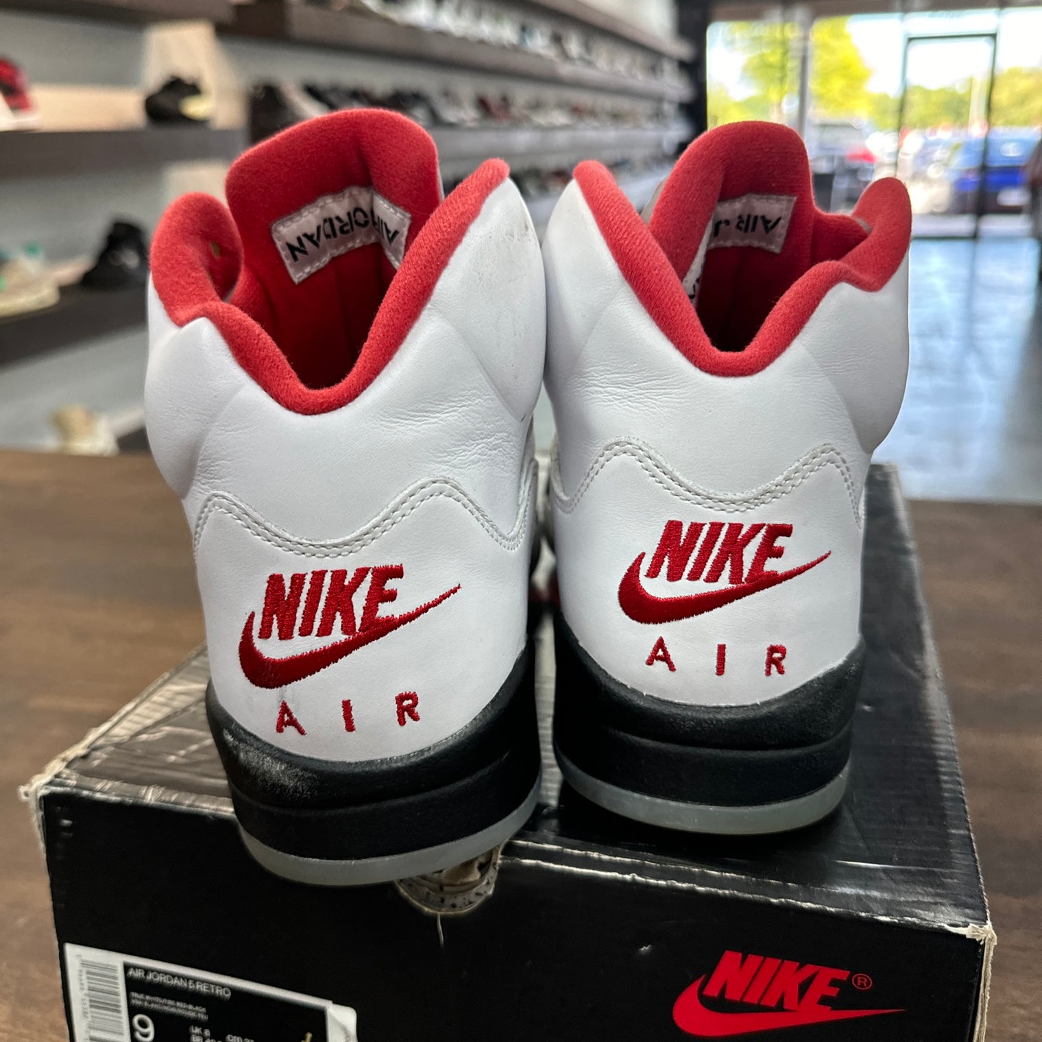 Fire Red Jordan 5 Retro (USED)
