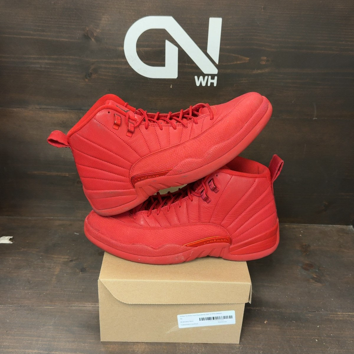 Jordan 12 Retro Gym Red (2018) Size 12 (Pre-Owned) - Image 1