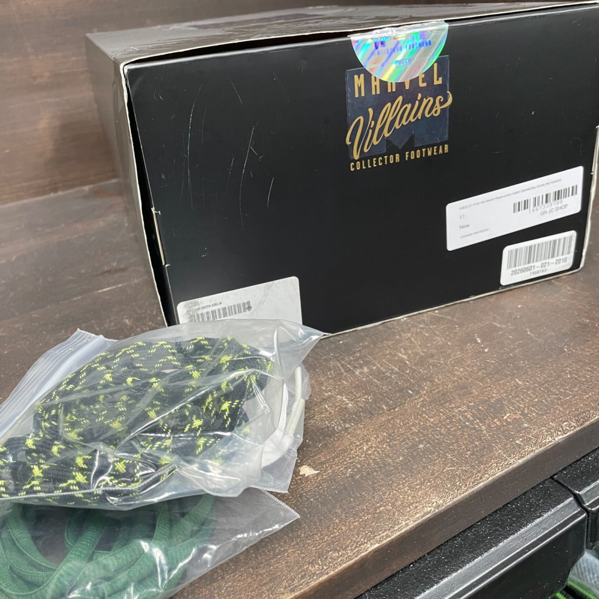ASICS GT-2160 Kith Marvel Villains Green Goblin Opened Box (Comic Not Included) Size 11 (Pre-Owned) - aux