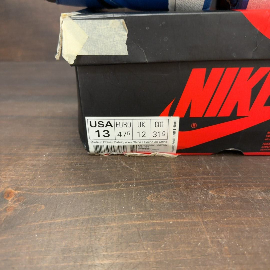 Jordan 1 Retro Royal (2017) Size 13 (Pre-Owned)